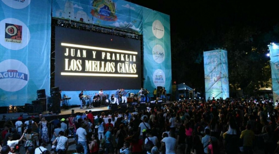 Juan y Franklin 'Los Mellos Cañas' durante en una de sus presentaciones.