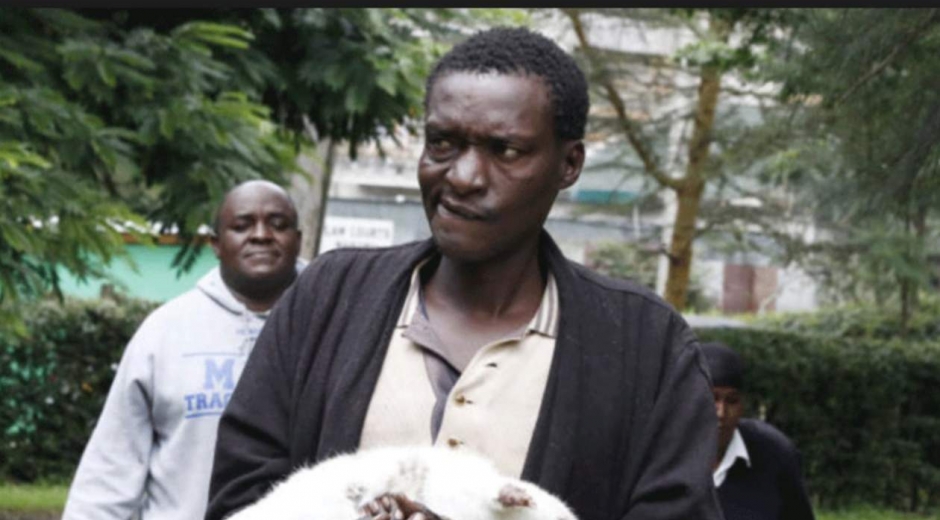 James Mukangi, que fue detenido por vender carne de gato.