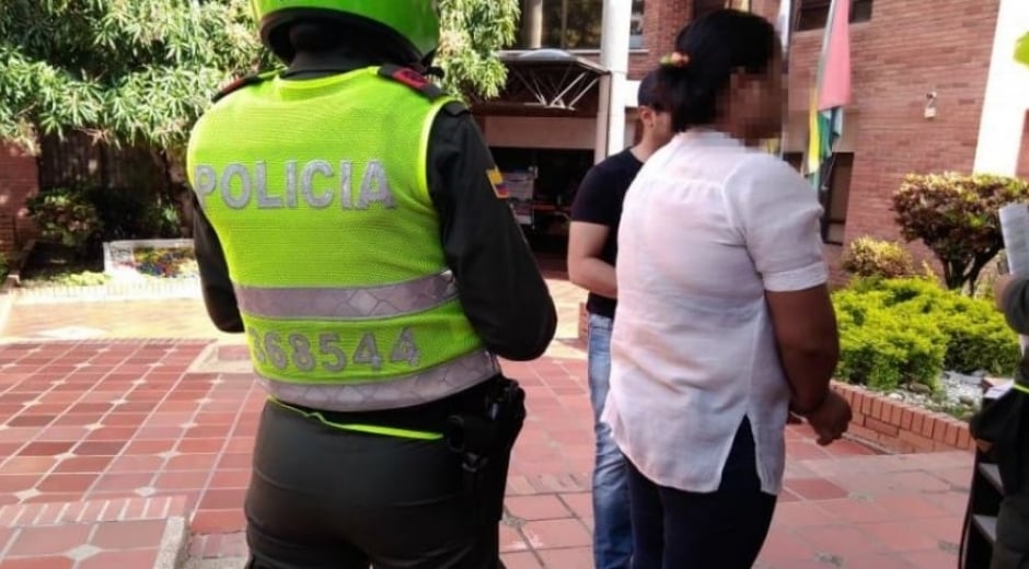Pulzo Lilian Gibellys Gómez Manjarrés, presunta asesina.