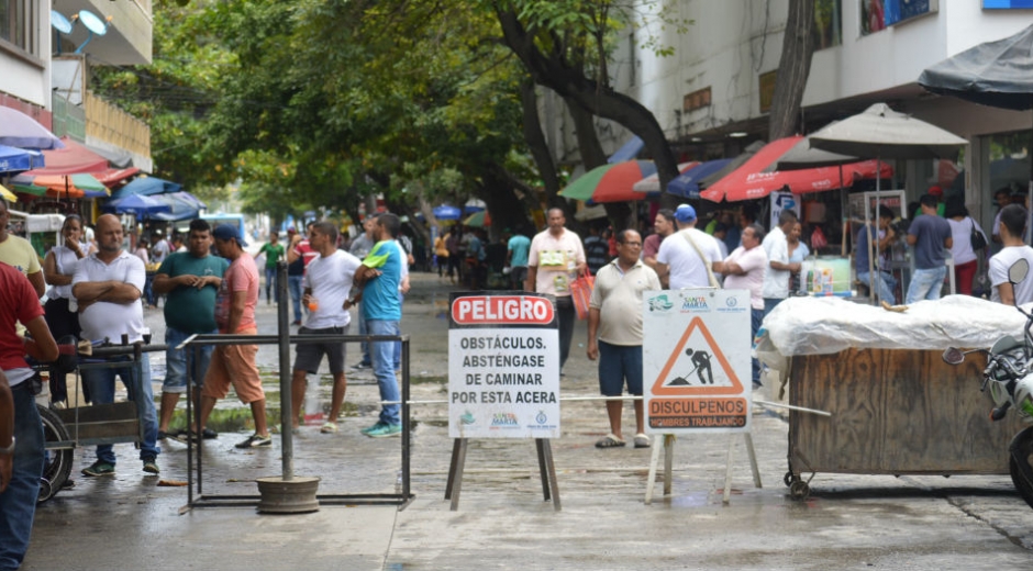 Protesta de comerciantes de San Andresito.