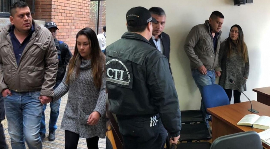  Esta es la pareja capturada por la Fiscalía por supuestas estafas. 