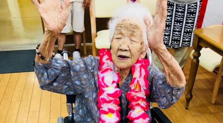 Kane Tanaka es la mujer más longeva de Japón con 115 años.