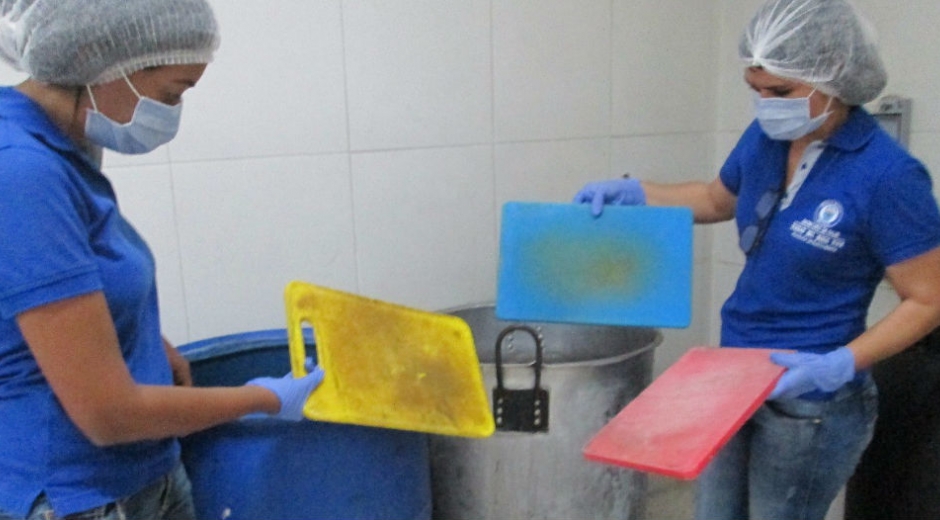 Cortesía imagenes de la visita a la cocina de la carcel Rodriga de Bastidas