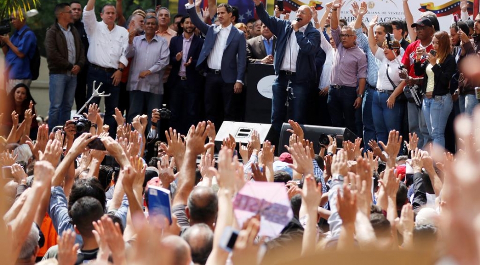 El presidente de la Asamblea Nacional, diputado Juan Guaidó, asumió las competencias de la Presidencia de la República 
