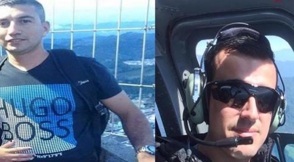 Carlos Quinceno (Izquierda) y Maxwel Joya (Derecha) iban en el helicóptero derribado.