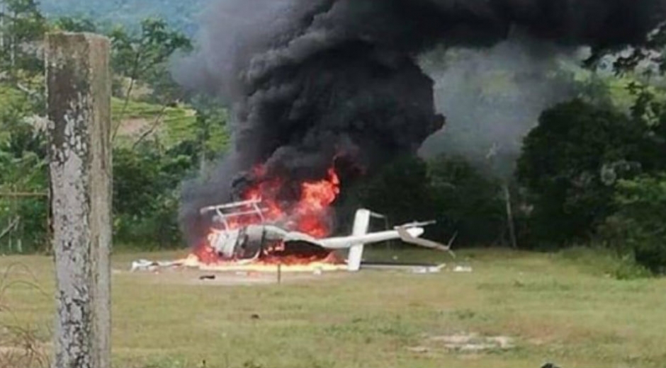 Helicoptero atacado en el Catatumbo