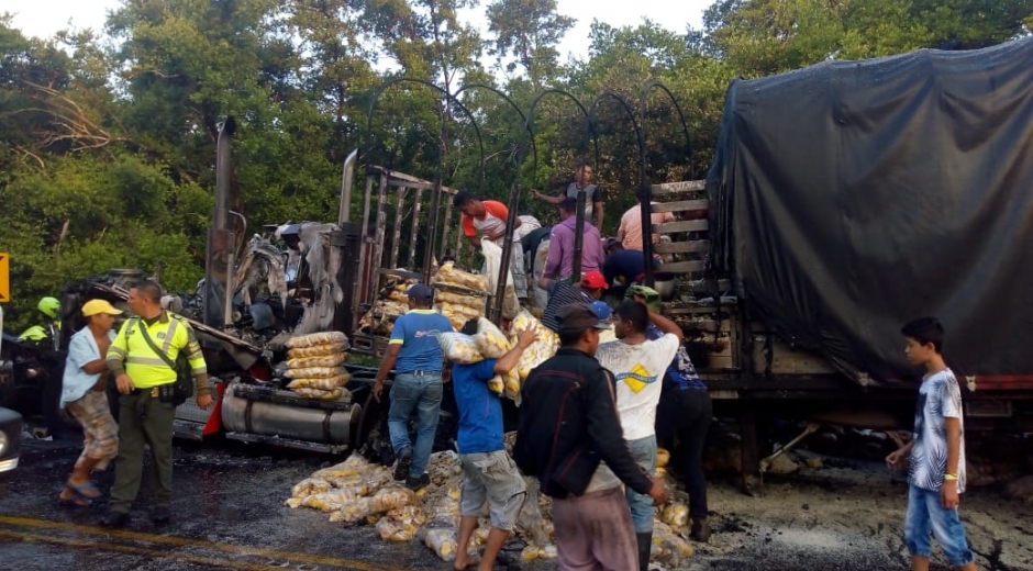 El hecho se registró en el kilómetro 16 de la vía Ciénaga-Barranquilla.