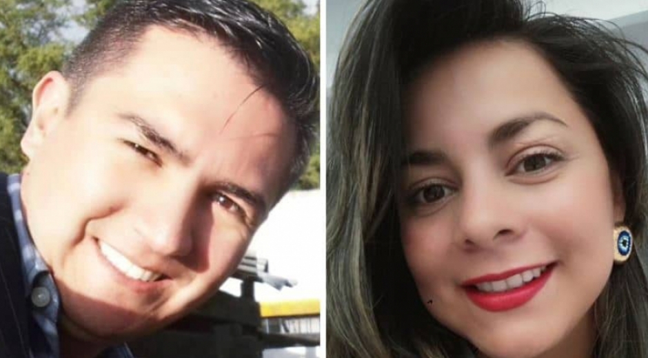 Pulzo Viviana Muñoz. asesinada, y su esposo Maurico-Quiroga, hallado muerto