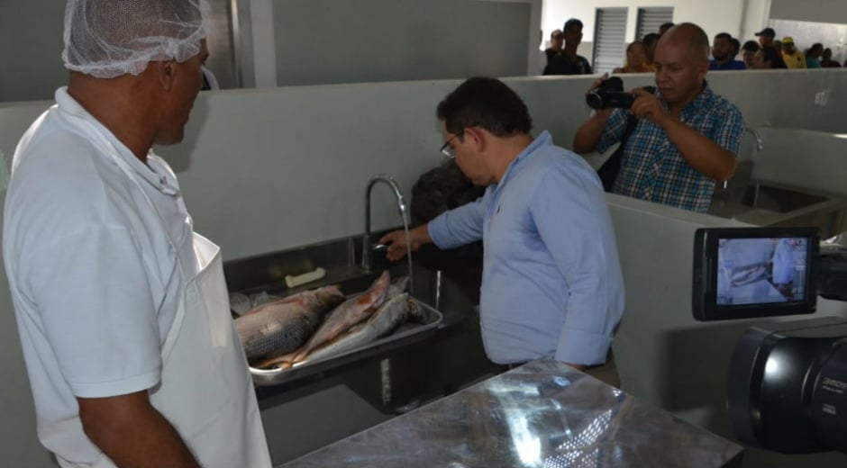 Alcaldía de Santa Marta Entrega de la nueva Plaza Especializada de Pescados y Mariscos, y la Plaza de Comida Popular.