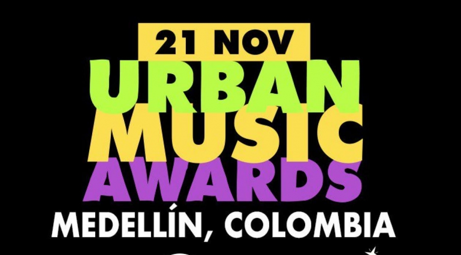  La primera edición de los Urban Music Awards se celebrarán en Medellín, el 21 de noviembre.