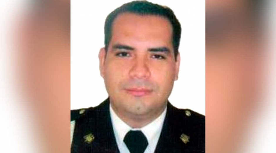 El capitán del Inpec, David Alexander Álvarez