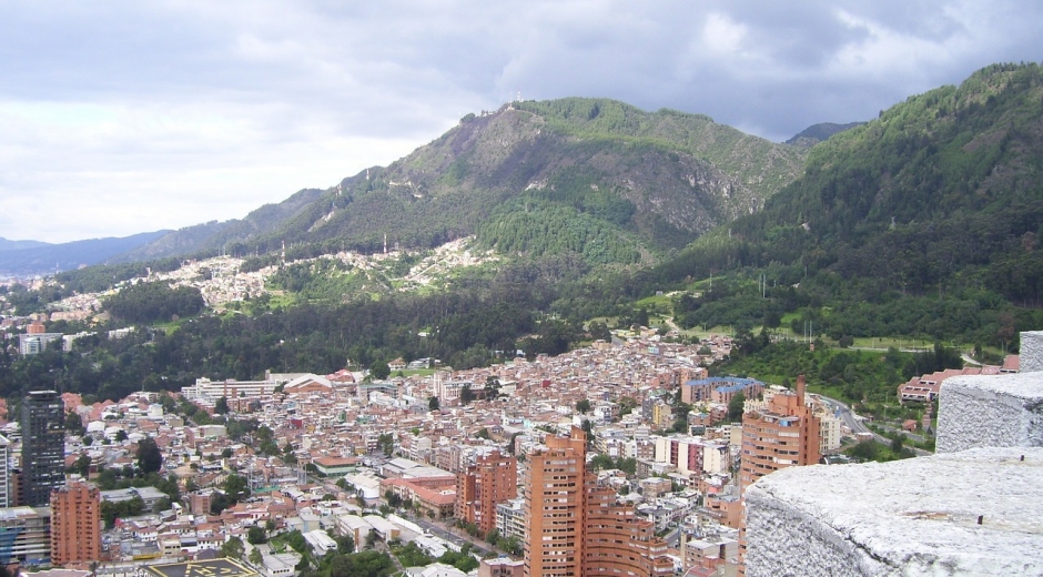 Panorámica de Bogotá, capital de Colombia.