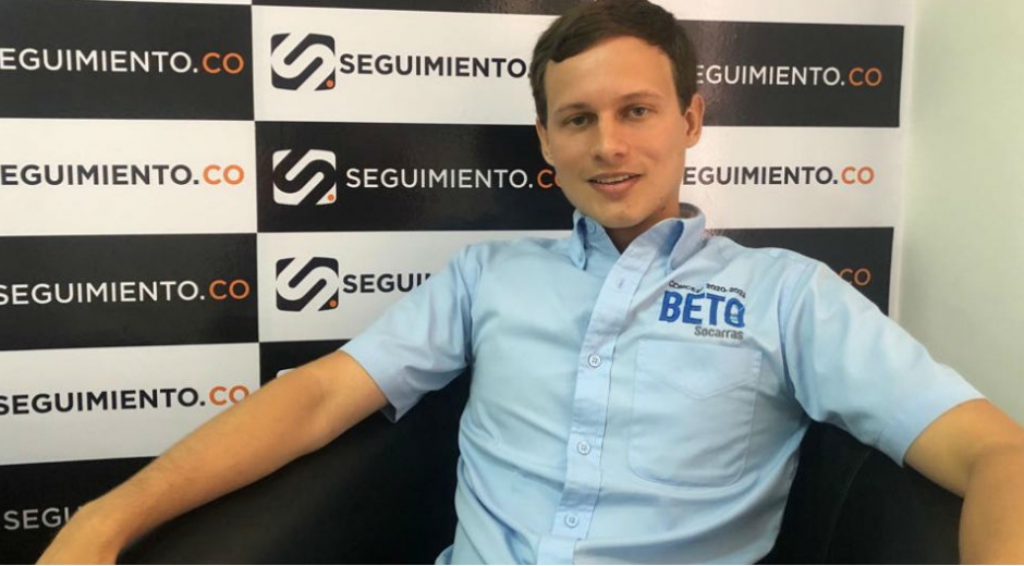 Seguimiento.co Osvaldo Alberto 'Beto' Socarras, candidato al concejo de Santa Marta.