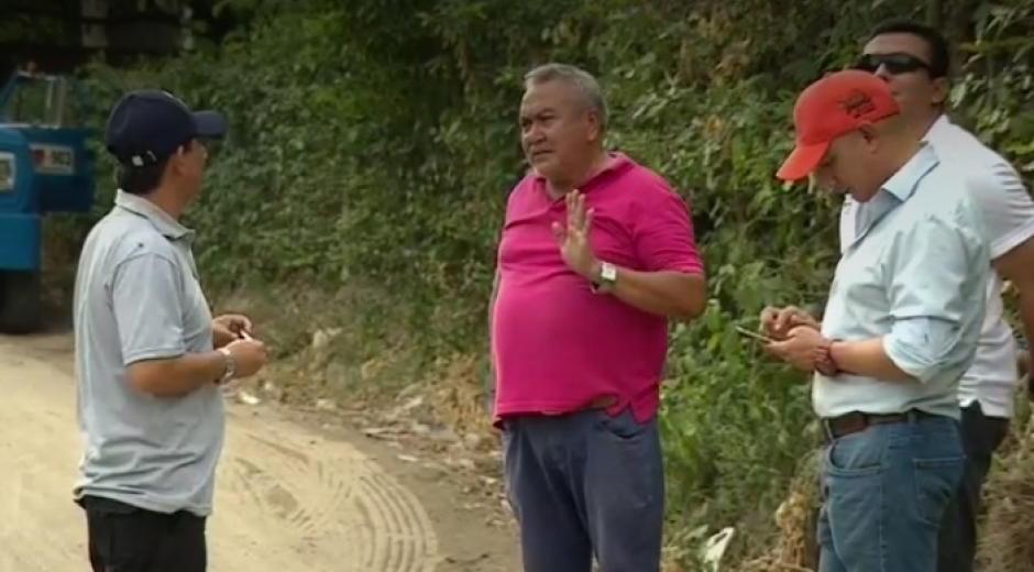 Supervisión  al predio en Puerto Mosquito donde se estaría presentando el robo de agua.