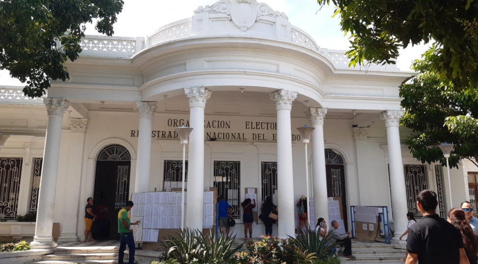 Fachada de la Registraduría