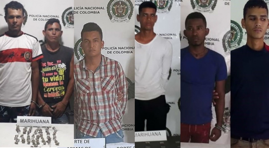 Nueve personas fueron capturadas y en el operativo se incautó gran cantidad de estupefaciente