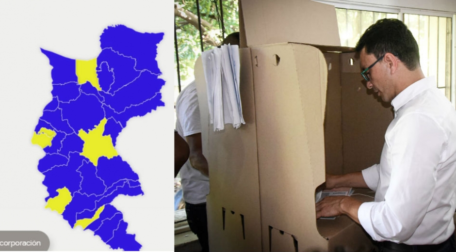 Caicedo se impuso en 24 municipios. 