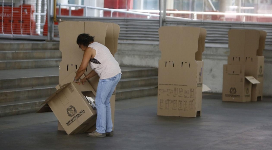 EFE Imagen para ilustrar la nota. El puesto de votación fue trasladado a la cabecera municipal de La Macarena, Meta.
