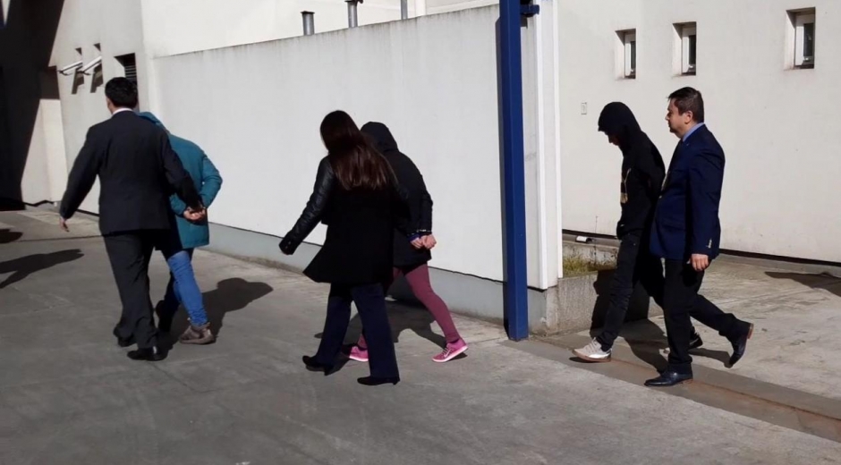 PDI Personas capturadas por la Fiscalía chilena y la Policía de Investigaciones (PDI).