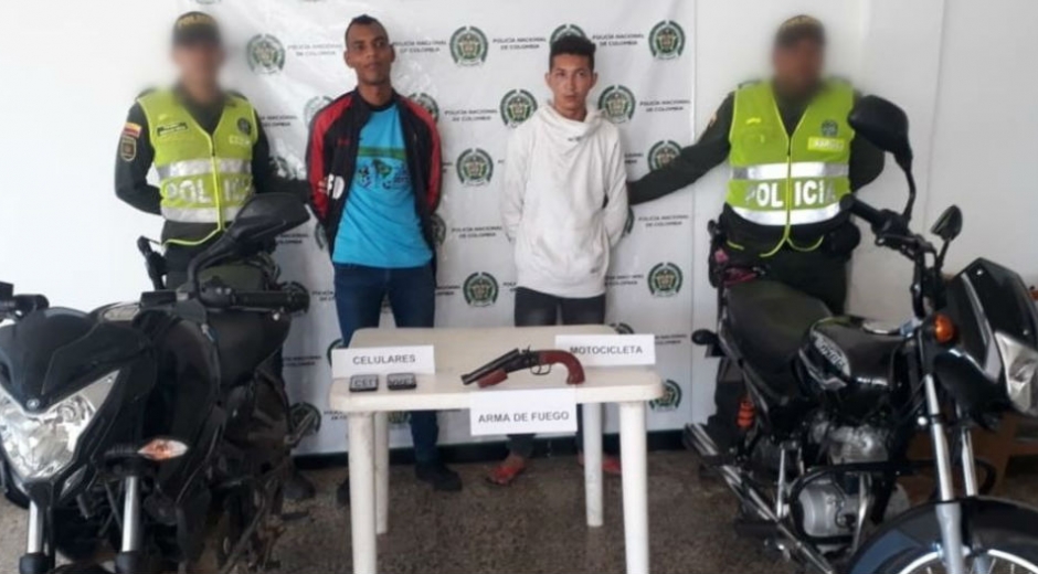 Policía Capturados en El Difícil.