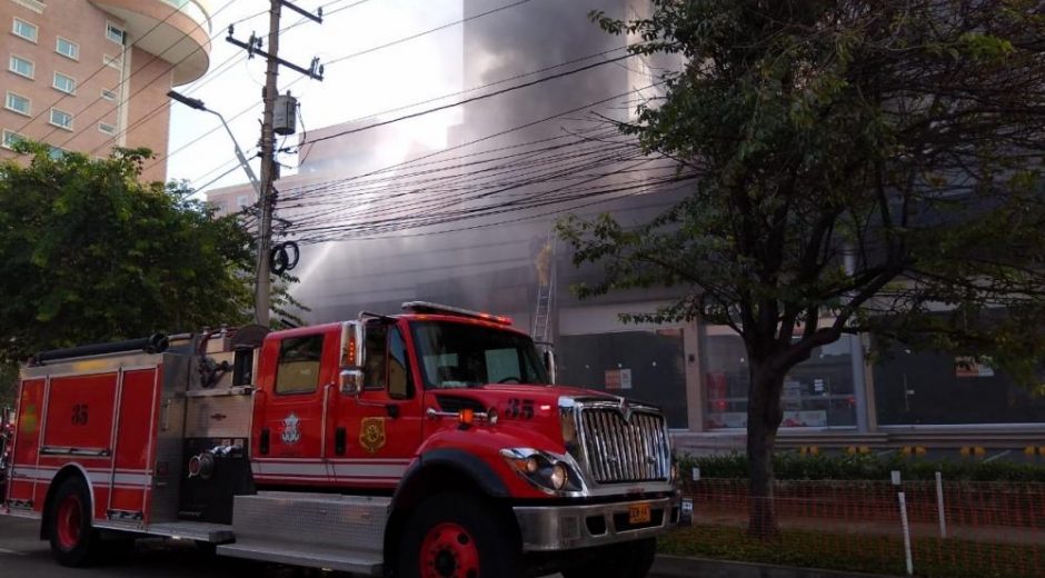 Incendio en Barranquilla