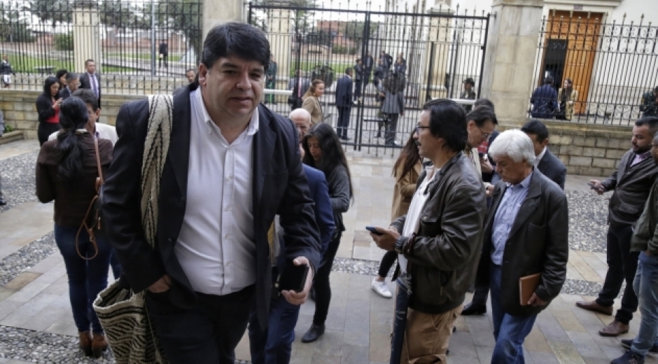 La FM Presidente de Fecode, Nelson Alarcón.