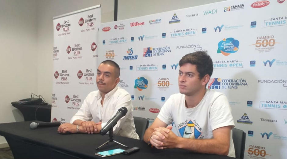 El tenista nacional que este año se consagró en par de torneos internacionales en Cancún, México, que lo dejaron hasta ahora  en el puesto 418 del ranking ATP.