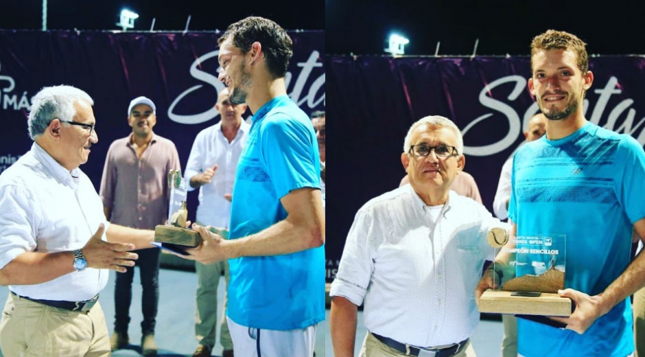 Alejandro Gómez. campeón del Santa Marta Tennis Open M15.