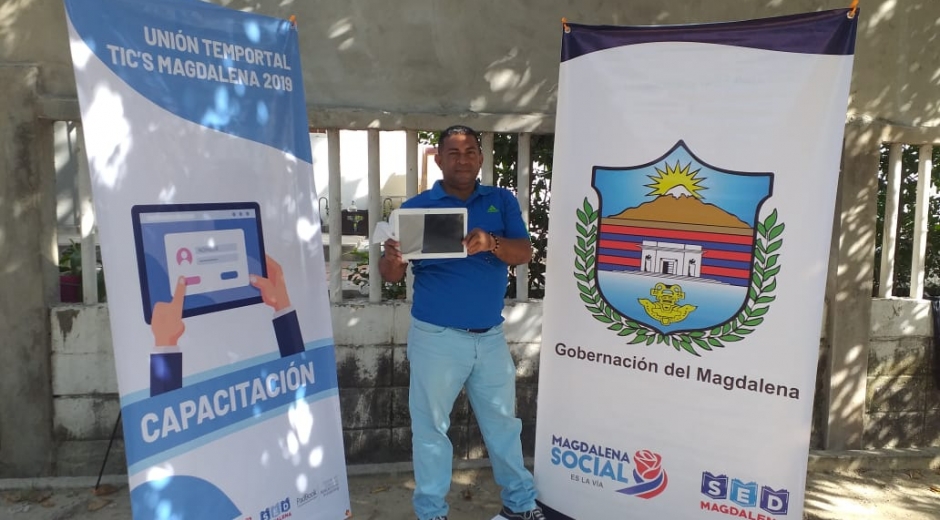 Gobernación del Magdalena Las tabletas fueron entregadas a instituciones educativas del departamento.
