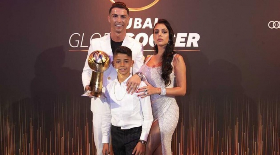 Cristiano Ronaldo en los Globe Soccer 2019.