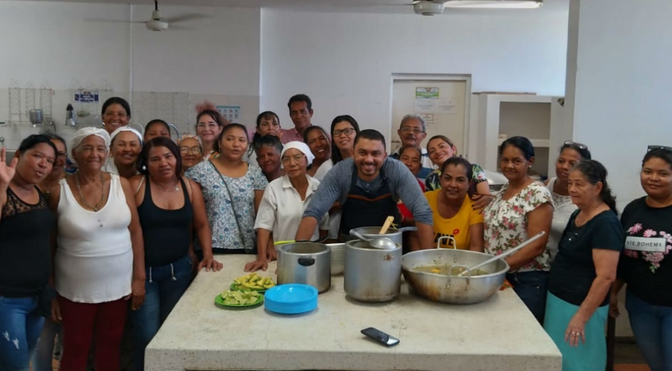 Las clases se dictan en la cocina de la IED Técnica INEM Simón Bolívar.