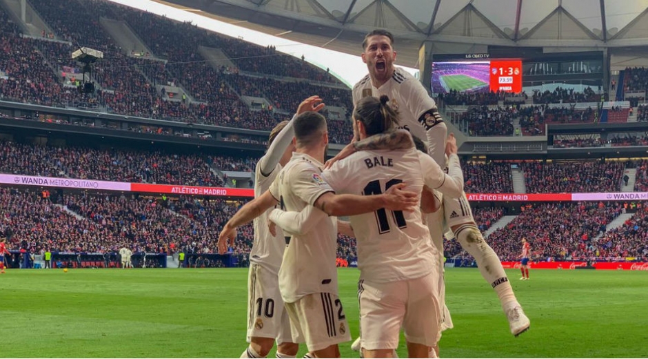 Los dirigidos por el argentino Solari festejaron y guardan las esperanzas de alcanzar al líder Barcelona.