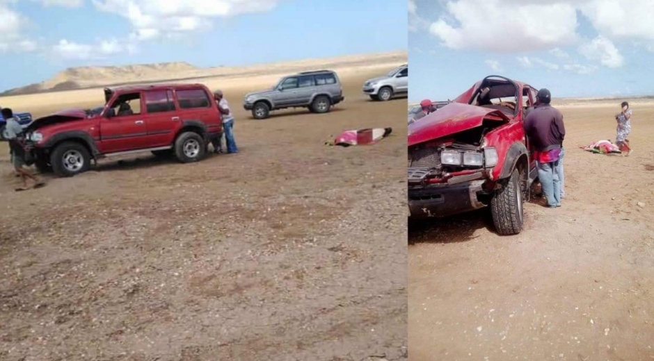 Accidente en Punta Gallinas.