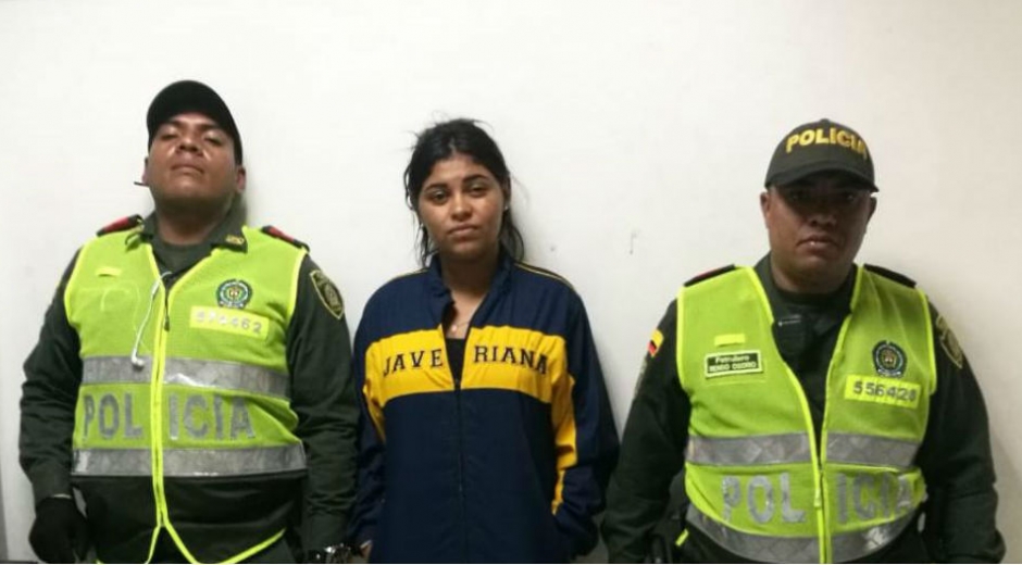 Policía Metropolitana La joven tendrá que responder por lesiones personales.