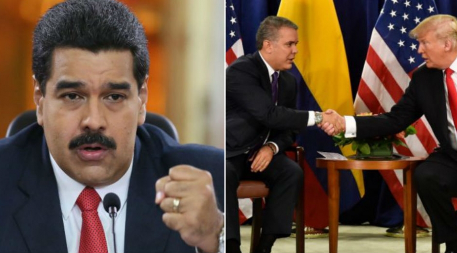 Cortesía Maduro, Duque y Trump