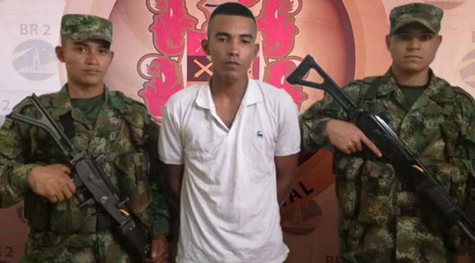Policía Leonardo José Acuña Martínez, alias ‘El Grillo’.