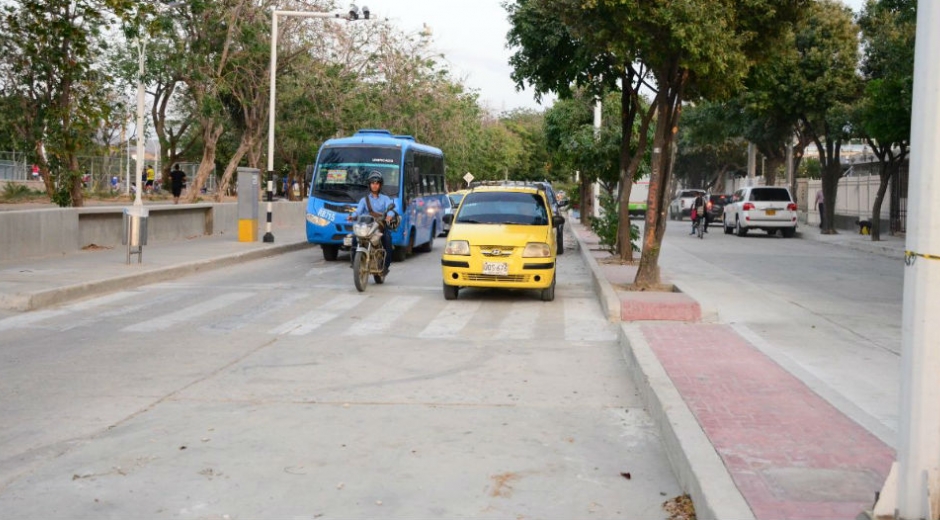 Tramo vial habilitado en la tarde del martes.