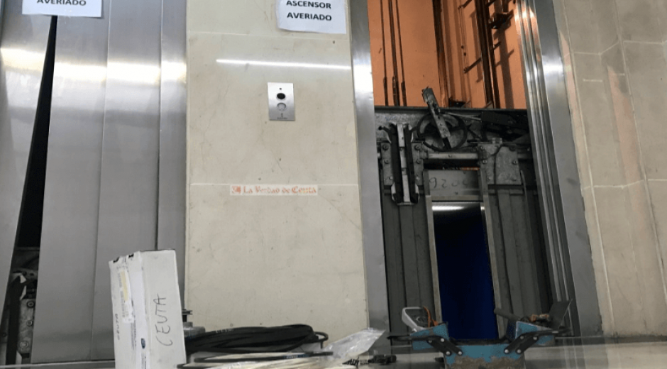 Se desplomó ascensor en Bogotá