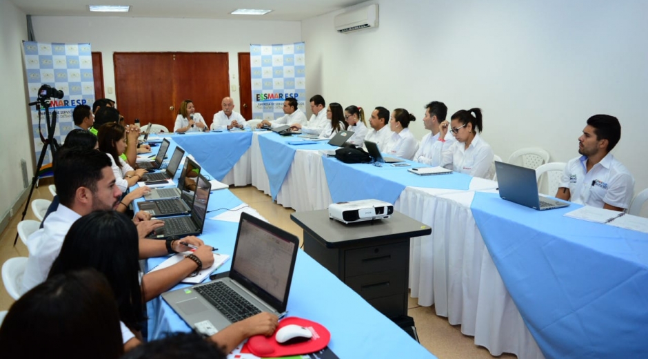 Este jueves se realizó la primera mesa de empalme entre Essmar y Veolia.