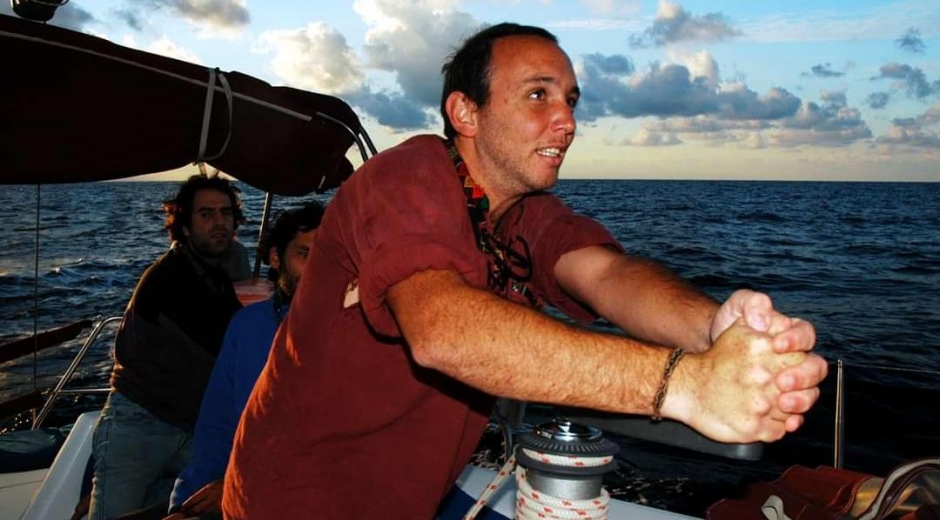 Nufar Charuvi, recién llegado a Taganga, años atrás. Siempre trabajó por los ecosistemas marinos de esta zona.
