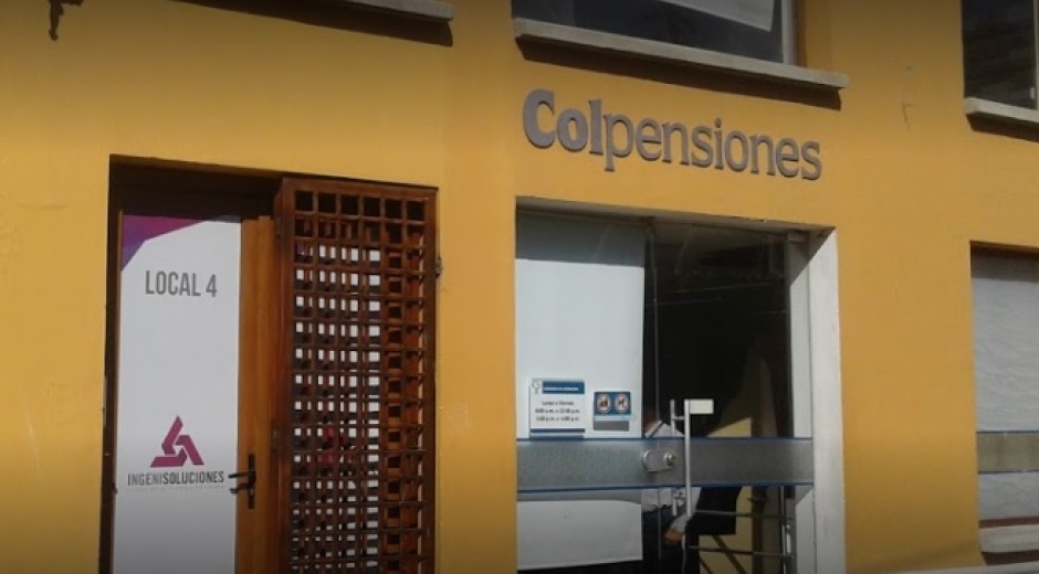 Google Maps Sede de Colpensiones en Santa Marta.