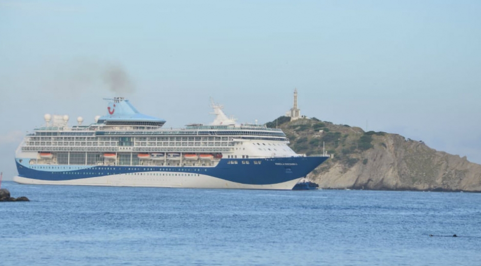 Alcaldía de Santa Marta El crucero llega procedente de Cartagena.