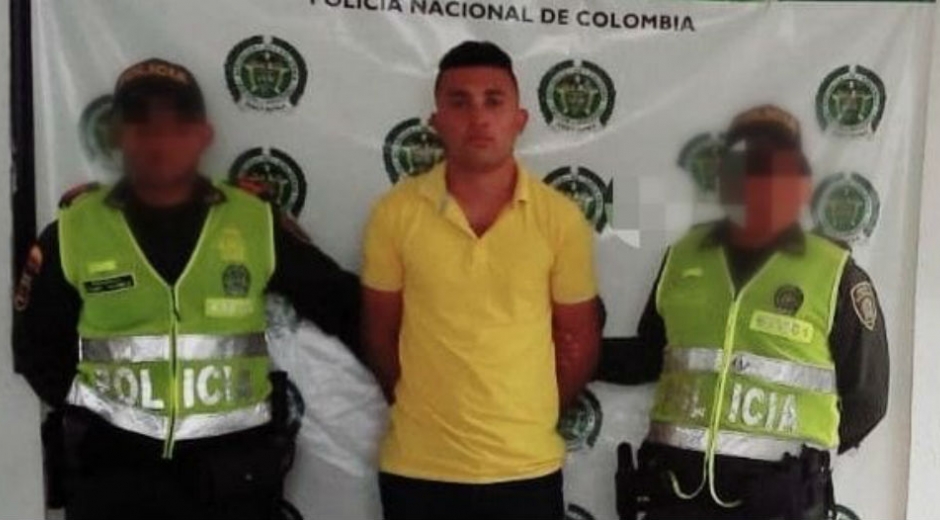 Andrus de León Cordero, de 18 años, fue capturado en Guamal, Magdalena.