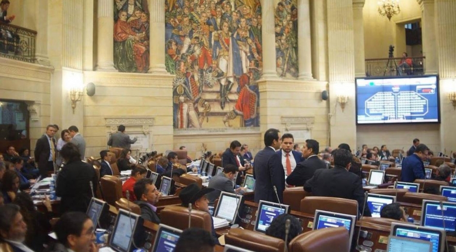 Recinto de la Cámara de Representantes.