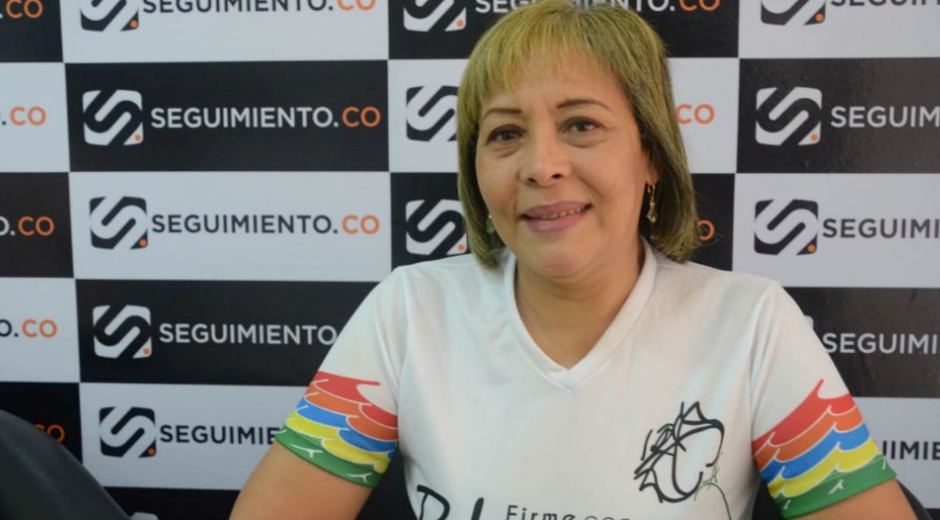 La aspirante a la Alcaldía de Ciénaga Blanca Fernández