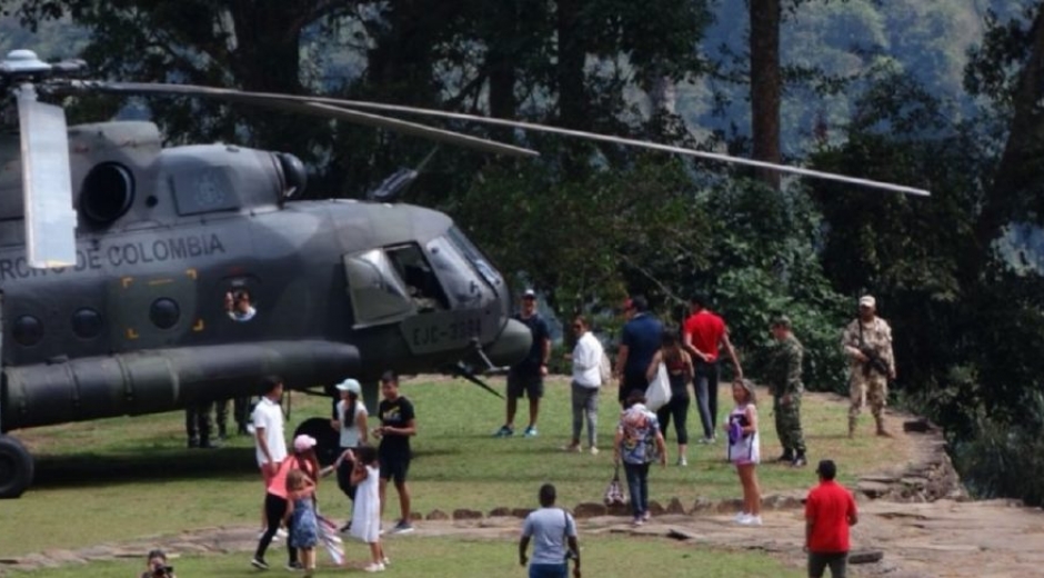 Este hecho fue denunciado por guías y extranjeros que se encontraban en el lugar