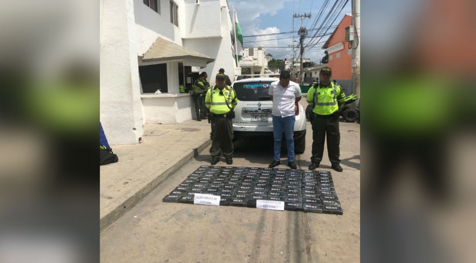 Policía Metropolitana de Santa Marta Sergio Manuel Pereira Díaz.