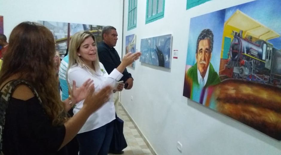 La exposición estará exhibida durante un mes en la Estación del Tren. 