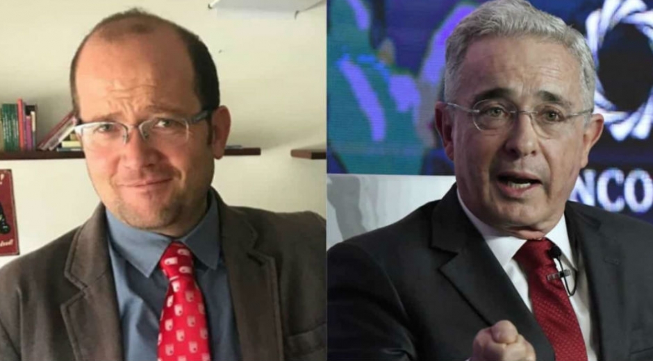 Cortesía Daniel Samper y Alvaro Uribe.