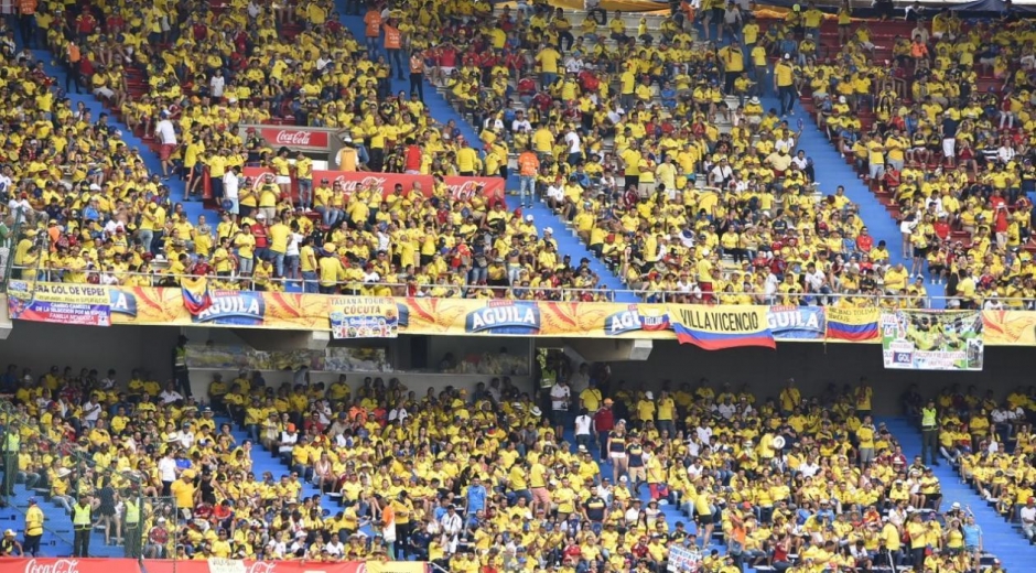 Tribunas del estadio Metropolitano. 